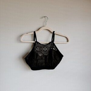 Adore Me 2-Piece Black Netted Swimsuit